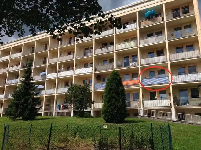 Studio meublé de 28,7 m² avec balcon à Bad Elster, en Saxe